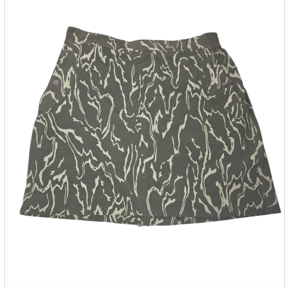 Athleta Vienna Cargo Skort Voyager Eucalyptus Olive Green Size 12